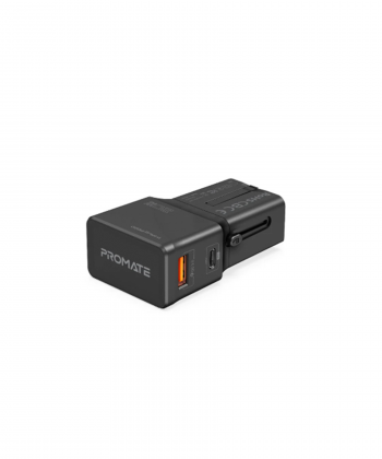 شارژر دیواری 20 وات پرومیت مدل TRIPLUG-PD20.BL