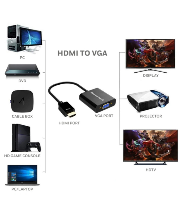 مبدل HDMI به VGA هانیول مدل HW-01
