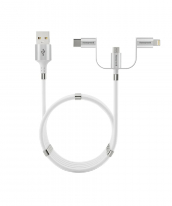 کابل تبدیل USB به USB-C/ لایتنینگ/ microUSB هانیول مدل HW-10 طول 1.2 متر