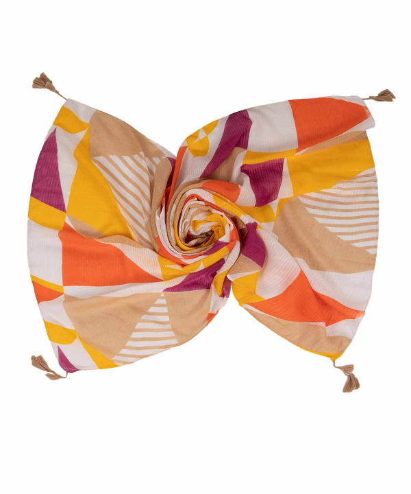 شال طرح دار زیبو Ziboo مدل Zi-6040