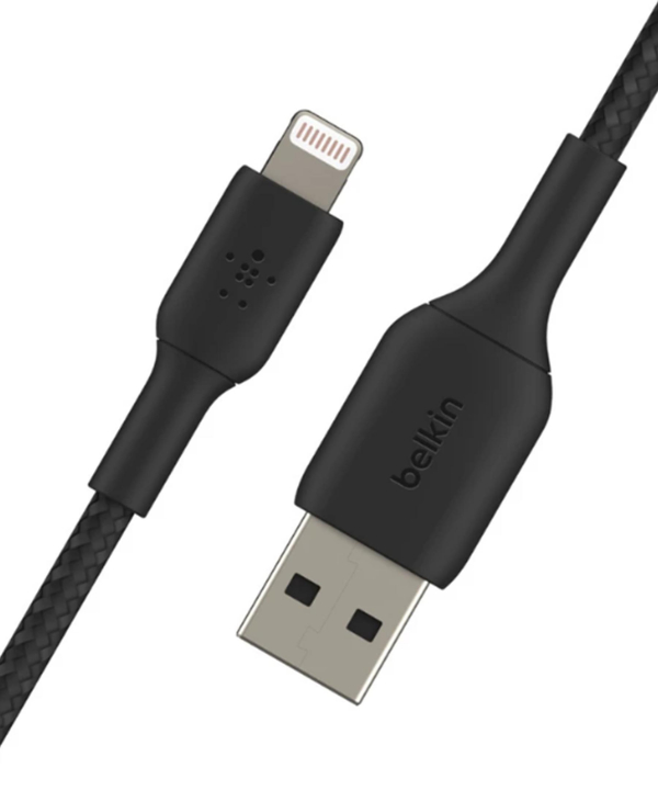 کابل تبدیل USB به لایتنینگ بلکین مدل CAA002bt1MBK طول 1 متر