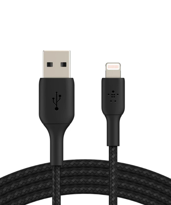 کابل تبدیل USB به لایتنینگ بلکین مدل CAA002bt1MBK طول 1 متر