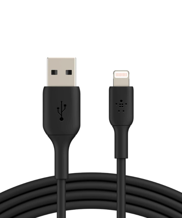 کابل تبدیل USB به لایتنینگ بلکین مدل CAA001BT1MBK طول 1 متر