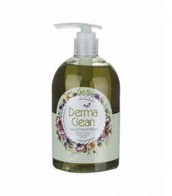 مایع دستشویی شفاف درماکلین Derma Clean با عصاره زیتون و آرالیا حجم 500 میلی لیتر