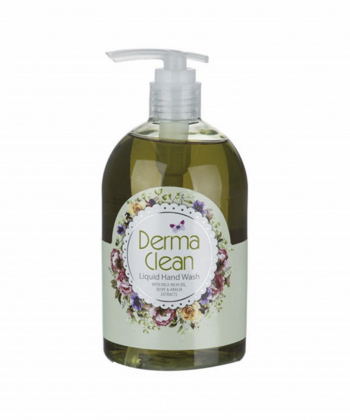 مایع دستشویی شفاف درماکلین Derma Clean با عصاره زیتون و آرالیا حجم 500 میلی لیتر
