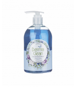 مایع دستشویی شفاف درماکلین Derma Clean با عصاره بابونه و وربنا حجم 500 میلی لیتر