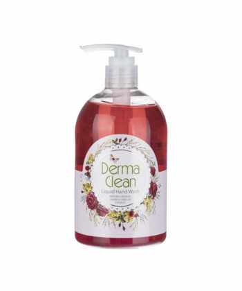 مایع دستشویی شفاف درماکلین Derma Clean با عصاره عناب و کاملیا حجم 500 میلی لیتر