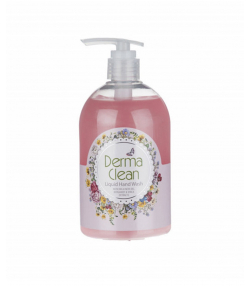 مایع دستشویی صدفی درماکلین Derma Clean با عصاره برگاموت و وینکا حجم 500 میلی لیتر