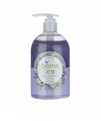 مایع دستشویی صدفی درماکلین Derma Clean با عصاره لاوندر حجم 500 میلی لیتر
