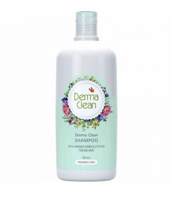 شامپو روزانه درماکلین Derma Clean حاوی عصاره گیاهان آلپ و سیستئین حجم 500 میلی لیتر