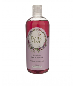 شامپو بدن زنانه درماکلین Derma Clean حاوی عصاره شکوفه گیلاس حجم 500 میلی لیتر