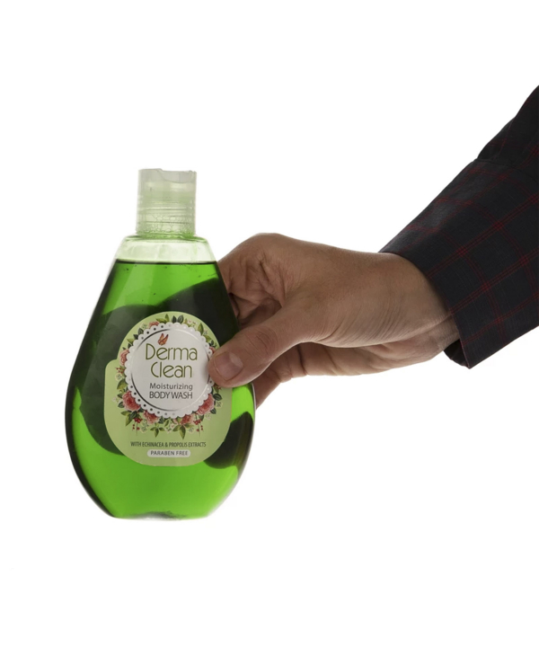 شامپو بدن درماکلین Derma Clean حاوی عصاره اکیناسه و پروپولیس حجم 300 میلی لیتر