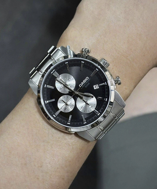 ساعت مچی مردانه  کاسیو Casio مدل MTP-E510D-1A2VDF