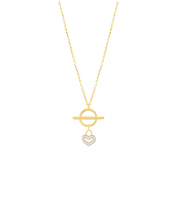 گردنبند قلب میوگلد Mio Gold کد NC1672