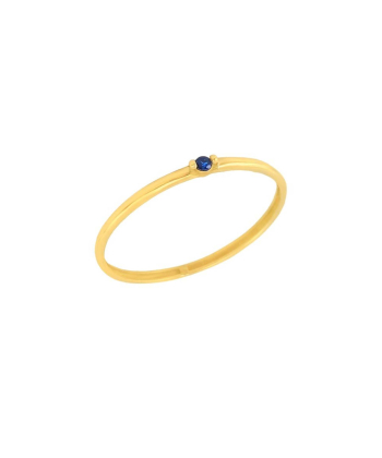 انگشتر تک نگین سرمه ای میوگلد Mio Gold کد R1553