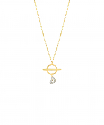 گردنبند قلب میوگلد Mio Gold کد NC1668