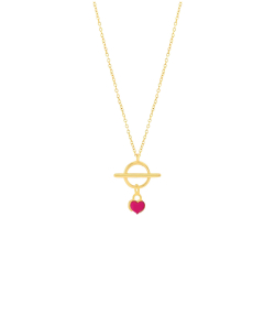 گردنبند قلب میوگلد Mio Gold کد NC1667