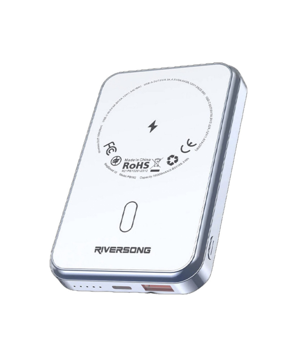 پاوربانک 10000 میلی‌آمپر ساعت Riversong مدل MagSpeed 10 PB102