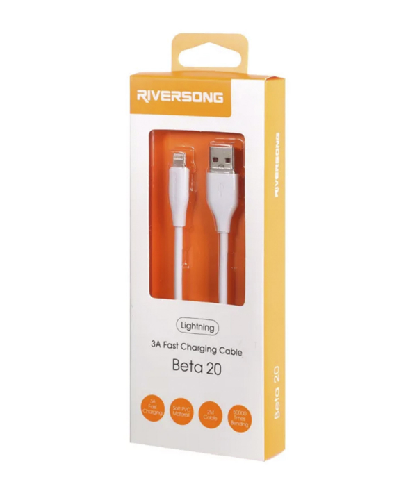 کابل شارژ 2 متری USB-A به Lightning ریورسانگ مدل Beta 20 CL115