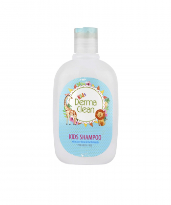 شامپو کودک درماکلین Derma Clean حاوی عصاره آلوئه ورا و جو دوسر حجم 250 میلی لیتر