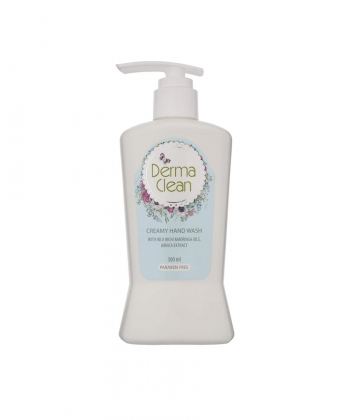 مایع دستشویی کرمی درماکلین Derma Clean با روغن مورینگا و عصاره آرنیکا درماکلین حجم 300 میلی لیتر