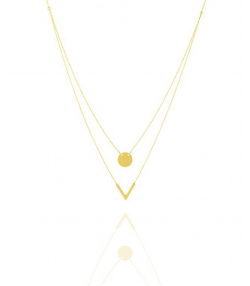 گردنبند هندسی میوگلد Mio Gold کد NC1494