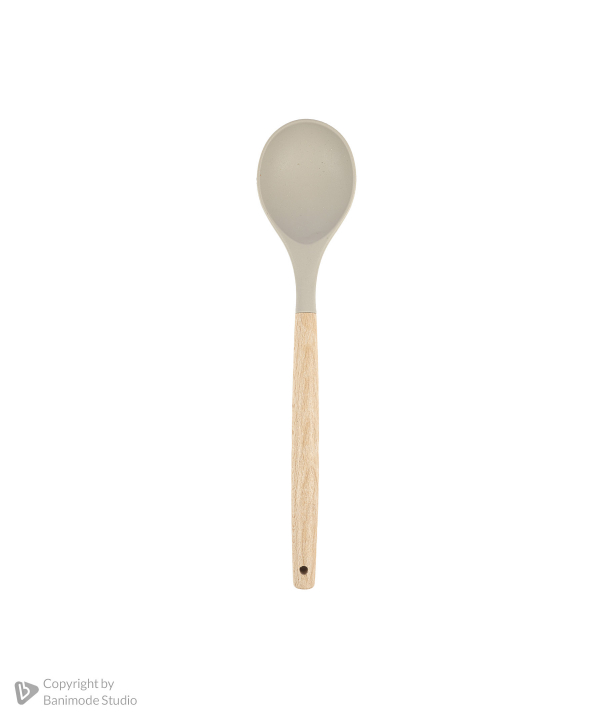 ست کفگیر و ملاقه کیچن ویر kitchen ware کد 4571 با دسته بامبو سری 12 تکه