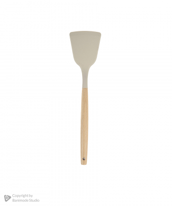 ست کفگیر و ملاقه کیچن ویر kitchen ware کد 4571 با دسته بامبو سری 12 تکه