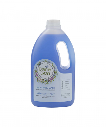 مایع دستشویی شفاف درماکلین Derma Clean با عصاره بابونه و وربنا حجم 2000 میلی لیتر
