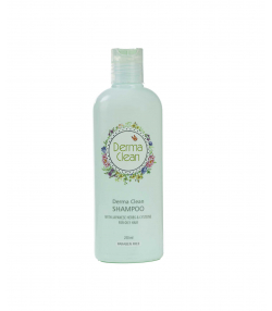 شامپو مخصوص موهای چرب درماکلین Derma Clean حاوی عصاره گیاهان ژاپنی و سیستئین حجم 250 میلی لیتر