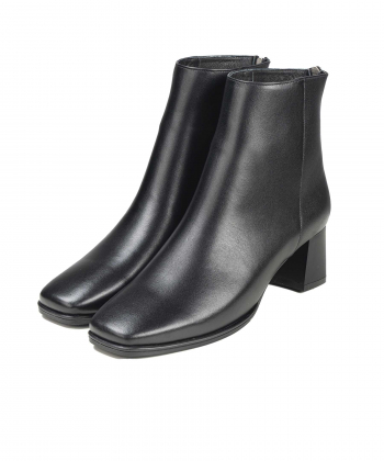 نیم بوت چرم طبیعی زنانه مونو مدل J0135