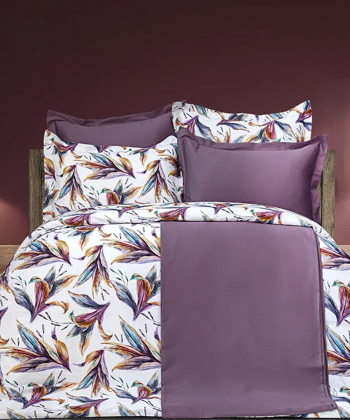 سرویس کاور و لحاف دو نفره 6 تکه اورنگ Orang مدل Corn