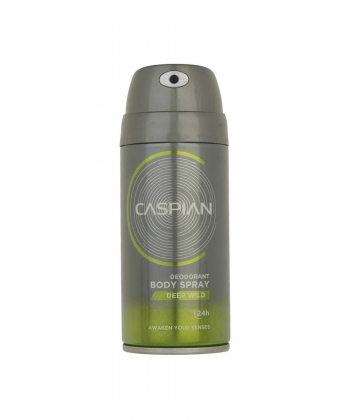 اسپری خوشبو کننده بدن مردانه کاسپین Caspian مدل Deep Wild حجم 150 میلی لیتر