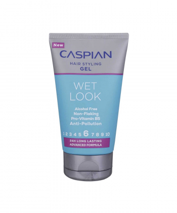 ژل حالت دهنده موی سر کاسپین Caspian مدل Wet Look حجم 150 میلی لیتر
