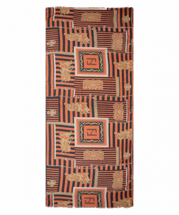 شال زنانه طرح دار زیبو Ziboo مدل IS-2059