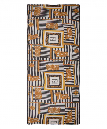 شال زنانه طرح دار زیبو Ziboo مدل IS-2059