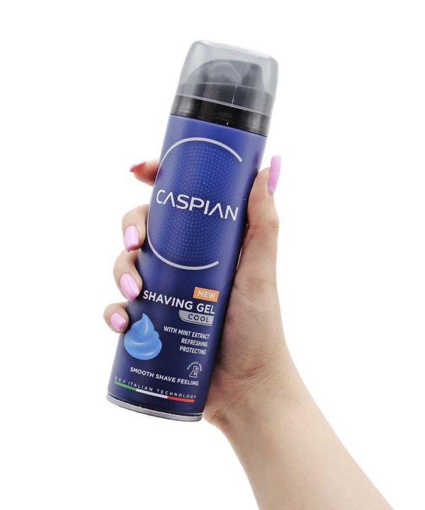اسپری ژل اصلاح کاسپین Caspian مدل Cool حجم 200 میلی لیتر