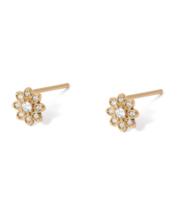 گوشواره طلا گل گیلاردیا پرسته Parasteh کد 443658