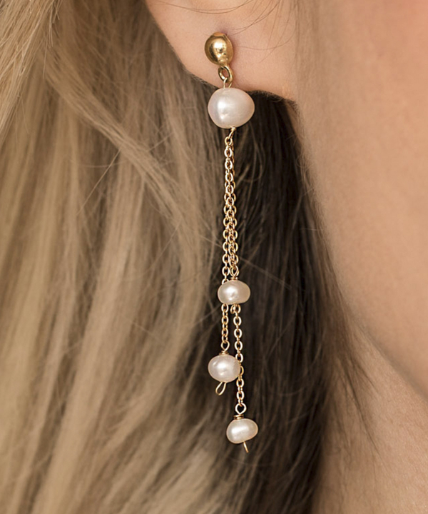 گوشواره طلا کلارا پرسته Parasteh کد 128158