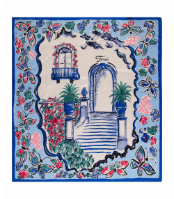 روسری زنانه طرح دار زیبو Ziboo مدل H-006