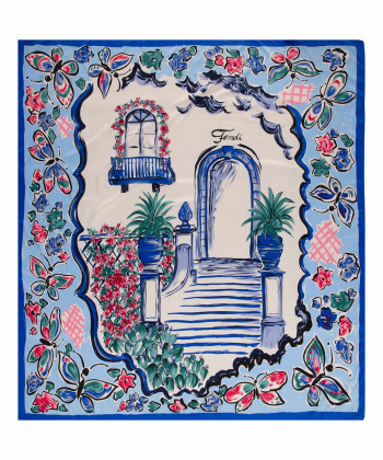 روسری زنانه طرح دار زیبو Ziboo مدل H-006