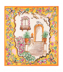 روسری زنانه طرح دار زیبو Ziboo مدل H-006