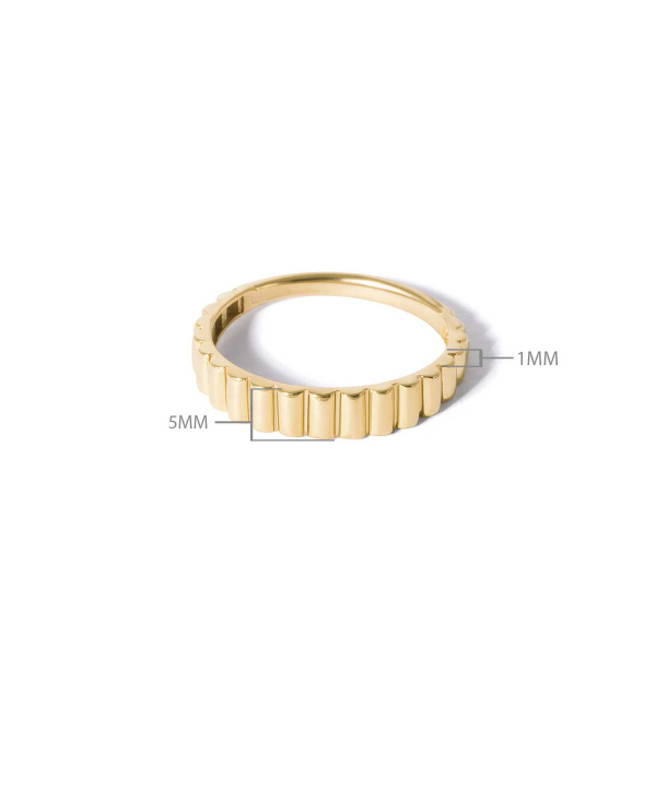 انگشتر طلا مستطیل باریک ریما پرسته Parasteh کد 448952