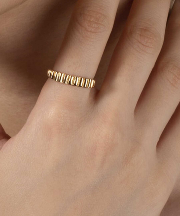 انگشتر طلا مستطیل باریک ریما پرسته Parasteh کد 448952
