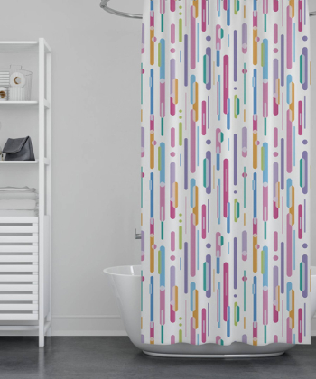 پرده حمام دلفین Dolphin مدل GU-9385