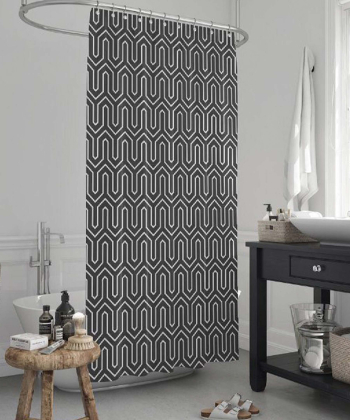 پرده حمام دلفین Dolphin مدل jack-1076