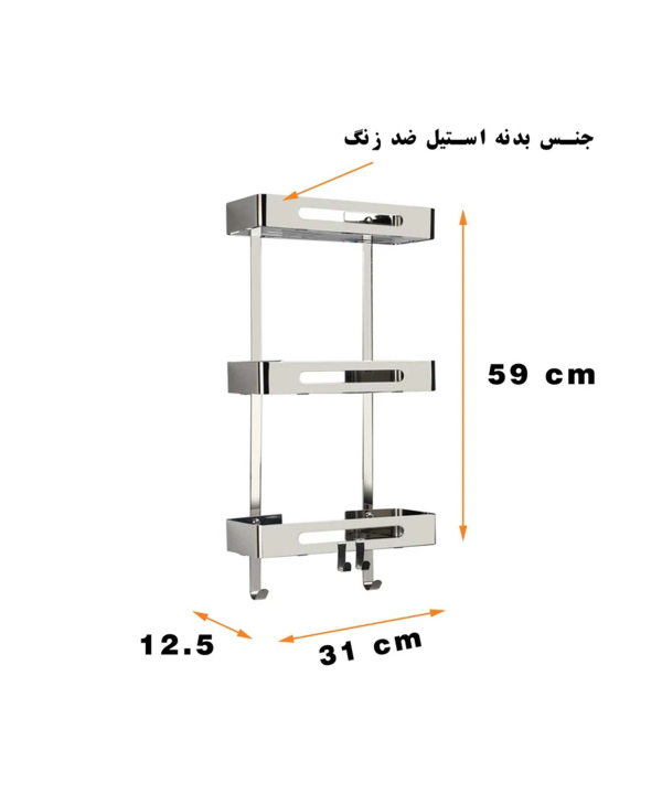 قفسه حمام دلفین Dolphin مدل KH-V-3-C