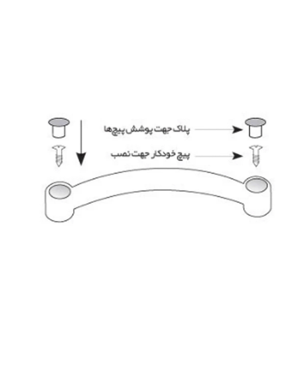 دستگیره کنت پیسو Piso کد A22