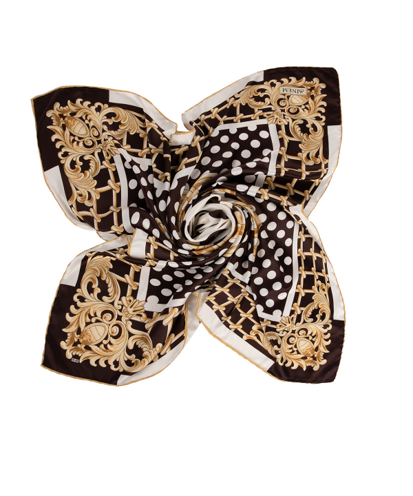 روسری زنانه طرح دار زیبو Ziboo مدل SCARF H-012