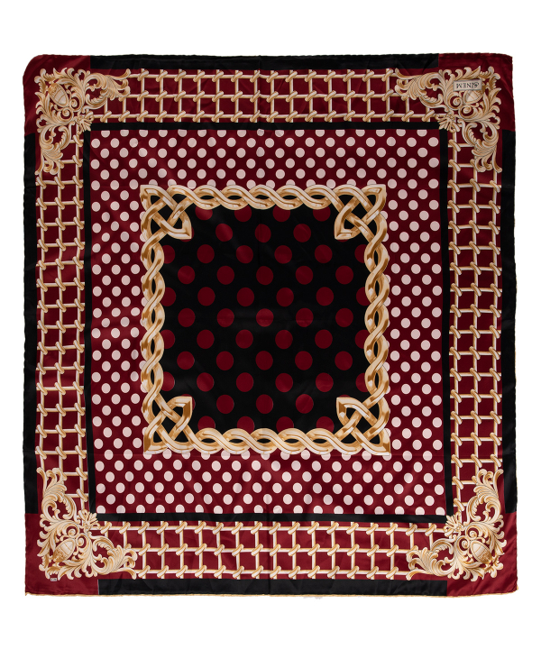 روسری زنانه طرح دار زیبو Ziboo مدل SCARF H-012